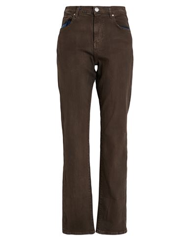 Pinko Denim Woman Jeans Chocolate Brown Size 29 Cotton, Elastane In Brown