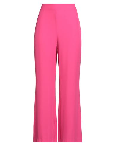 Kontatto Woman Pants Fuchsia Size Xs Polyester, Elastane In Pink