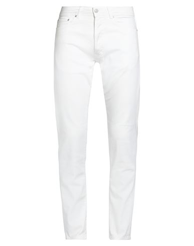 Liu •jo Man Man Jeans White Size 32 Cotton, Elastane In White