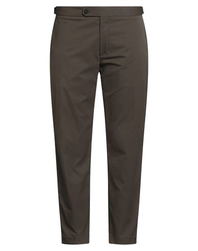 Officina Slowear Man Pants Military Green Size 38 Polyester In Brown