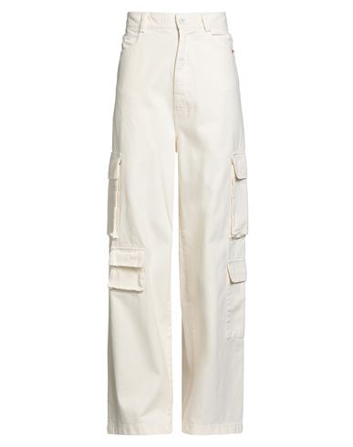 Amish Woman Jeans Off White Size 27 Cotton In Neutral