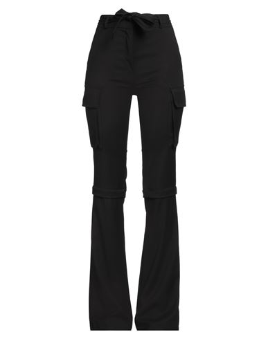 Andreädamo Andreādamo Woman Pants Black Size M Polyester, Viscose, Elastane In Black