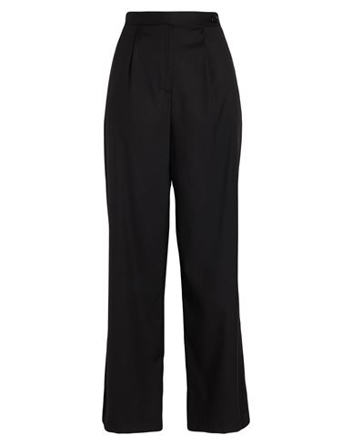 Twinset Woman Pants Black Size M Polyester, Viscose, Elastane In Black