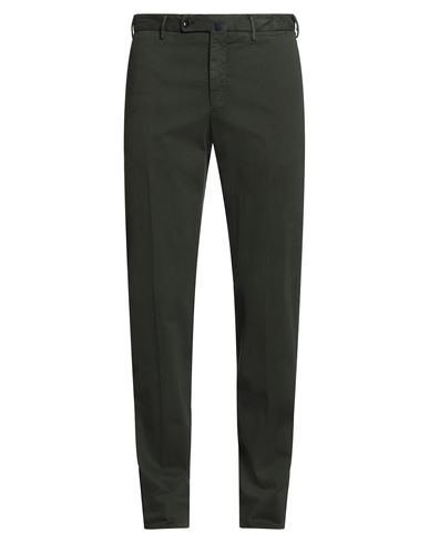 Incotex By Slowear Man Pants Dark Green Size 38 Cotton, Lyocell, Elastane In Black