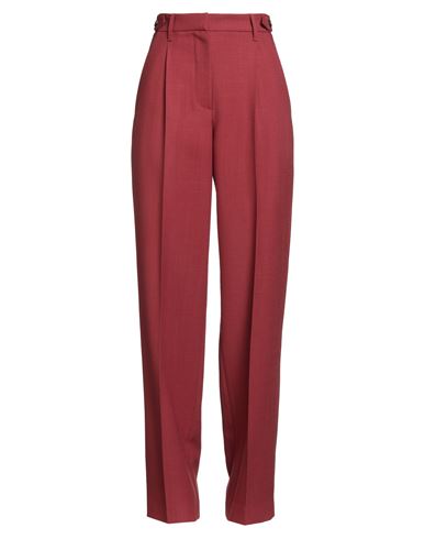 Brunello Cucinelli Woman Pants Brick Size 10 Virgin Wool In Red