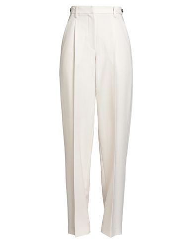 Brunello Cucinelli Woman Pants Cream Size 12 Virgin Wool In White