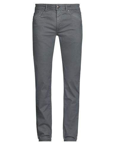 Barmas Man Pants Grey Size 33 Cotton, Elastane In Gray