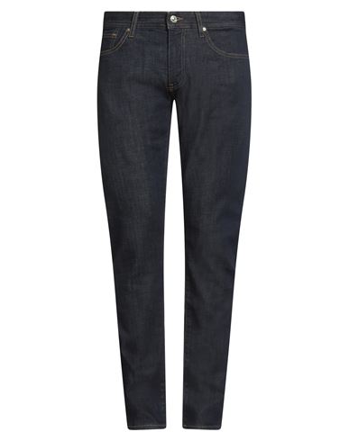 Armani Exchange Man Jeans Blue Size 34 Cotton, Elastane In Blue
