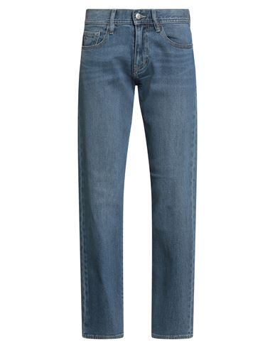 Armani Exchange Man Jeans Blue Size 34w-32l Cotton, Elastane In Blue
