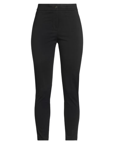 Nualy Woman Pants Black Size 4 Viscose, Polyamide, Elastane In Black