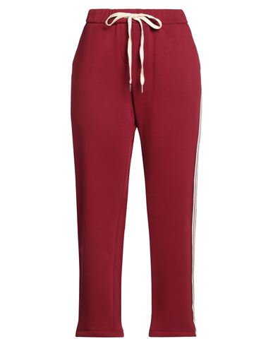 Noir Noir Woman Pants Brick Size L Cotton, Polyester In Red
