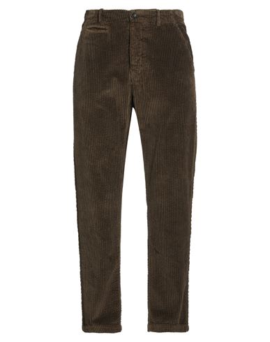 Hannes Roether Man Pants Military Green Size L Cotton In Green
