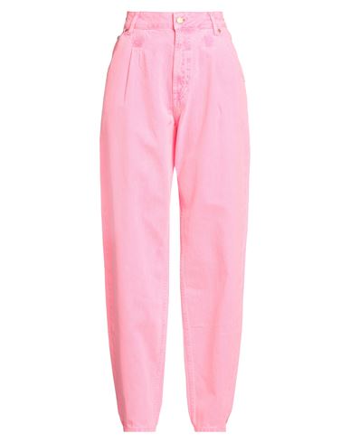 Essentiel Antwerp Woman Jeans Fuchsia Size 26 Cotton In Pink