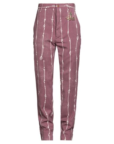 Vivienne Westwood Woman Pants Mauve Size 2 Virgin Wool In Pink