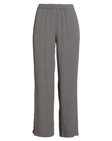 Blue Brothers Woman Pants Grey Size 10 Acetate, Silk In Gray