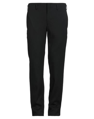 Comme Des Garçons Homme Plus Man Pants Black Size L Wool, Polyurethane In Black