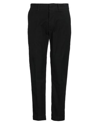 Tom Ford Man Pants Black Size 34 Cotton, Polyurethane In Black