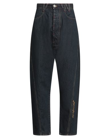Vivienne Westwood Man Jeans Blue Size Xs Cotton, Lyocell, Linen In Blue