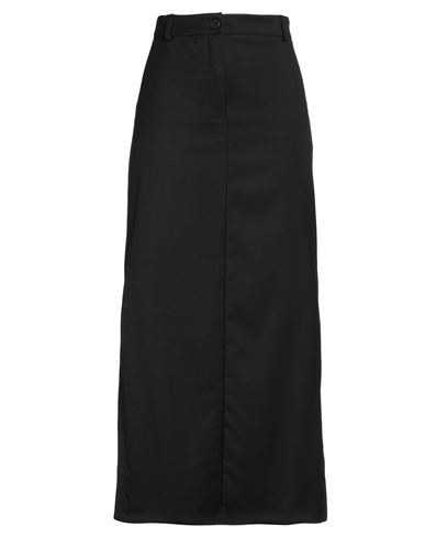 Tensione In Woman Maxi Skirt Black Size M Polyester, Viscose, Elastane In Black