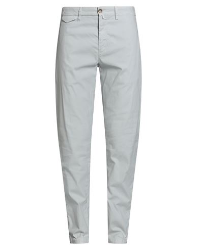 Siviglia Man Pants Light Grey Size 33 Cotton, Linen, Elastane In Gray