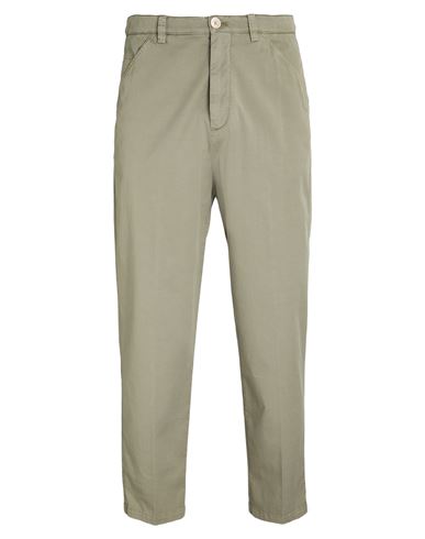 Brunello Cucinelli Man Pants Sage Green Size 34 Cotton, Elastane In Green