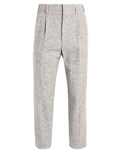 Brunello Cucinelli Man Pants Light Grey Size 38 Virgin Wool, Silk In Gray