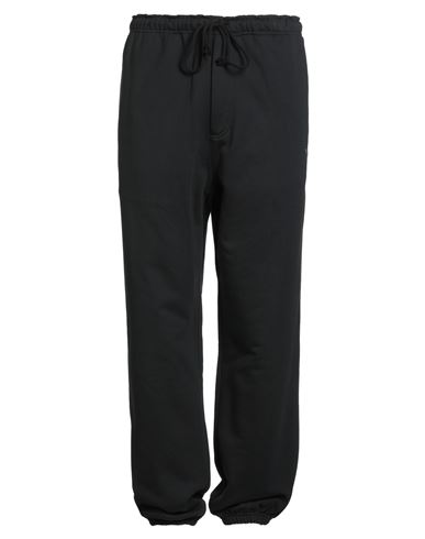 Y-3 Man Pants Black Size L Cotton, Recycled Polyester In Black