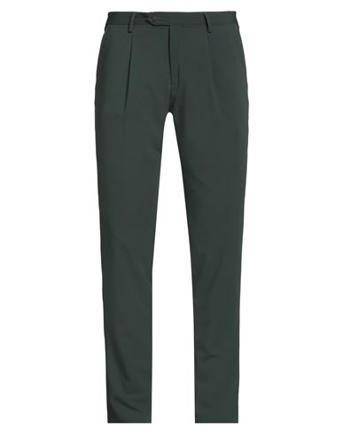 Tombolini Man Pants Green Size 42 Polyester, Viscose, Elastane In Green