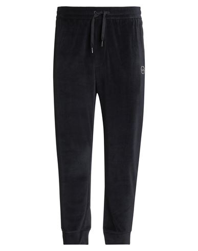 Armani Exchange Man Pants Navy Size L Cotton, Polyester In Black