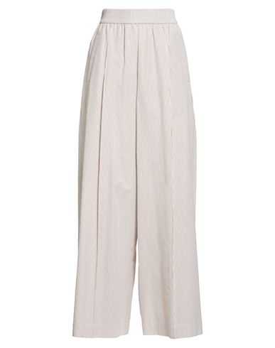 Brunello Cucinelli Woman Pants Khaki Size 6 Cotton In White