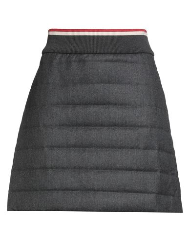 Brunello Cucinelli Woman Mini Skirt Grey Size 8 Virgin Wool In Gray