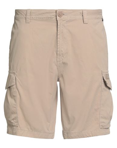Napapijri Man Shorts & Bermuda Shorts Beige Size 40 Cotton In Neutral