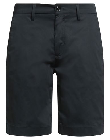Liu •jo Man Man Shorts & Bermuda Shorts Midnight Blue Size 26 Cotton, Elastane In Blue