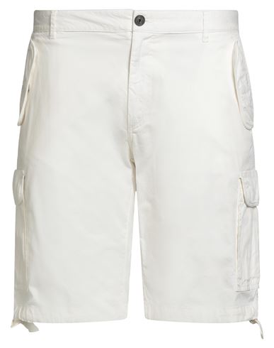 Liu •jo Man Man Shorts & Bermuda Shorts Off White Size 42 Cotton, Elastane In White