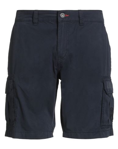 Napapijri Man Shorts & Bermuda Shorts Blue Size 35 Cotton In Blue