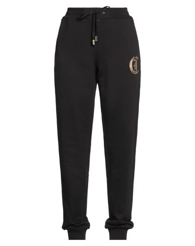 Just Cavalli Woman Pants Black Size L Cotton In Black