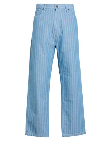 Carhartt Man Pants Blue Size 33 Cotton In Blue