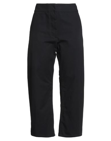 Jil Sander Woman Pants Midnight Blue Size 10 Cotton In Blue