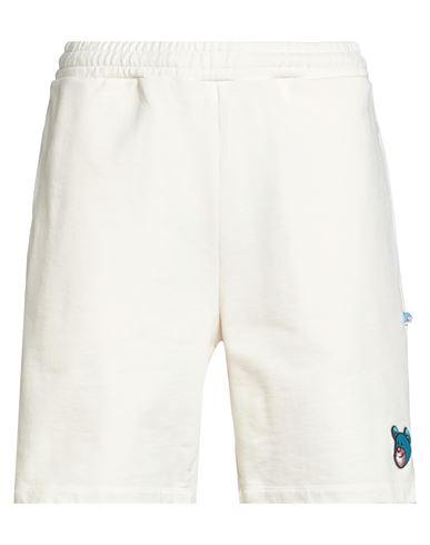 Inbetweeners Man Shorts & Bermuda Shorts Cream Size M Cotton In White