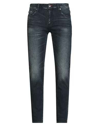 Armani Exchange Man Jeans Blue Size 32w-32l Cotton, Elastane In Blue