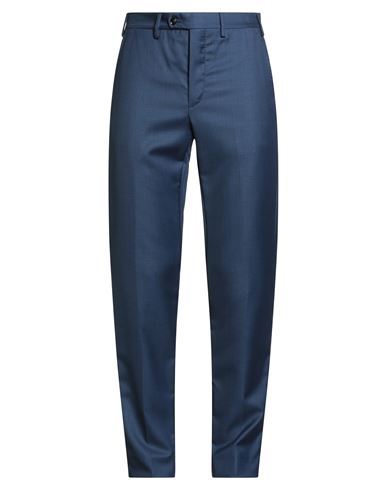 Tombolini Man Pants Navy Size 42 Virgin Wool In Blue