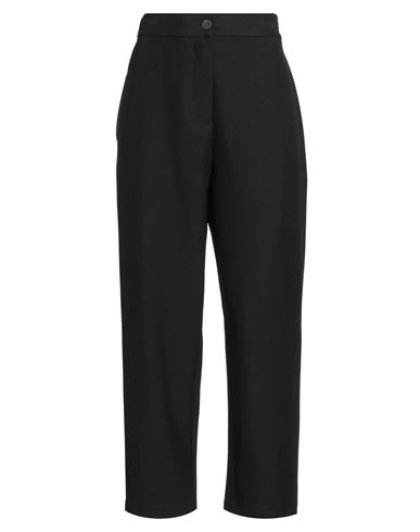 Haveone Woman Pants Black Size Xs Polyester, Viscose, Elastane In Black