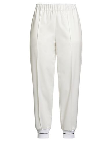 Semicouture Woman Pants Ivory Size 4 Viscose, Polyester, Elastane In White