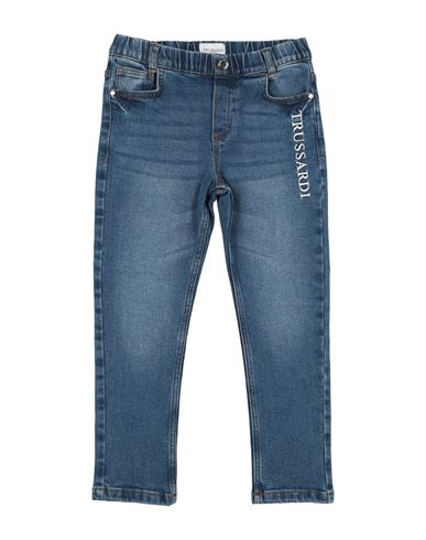 Trussardi Junior Toddler Boy Jeans Blue Size 6 Cotton, Elastane In Blue