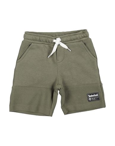 Timberland Toddler Boy Shorts & Bermuda Shorts Military Green Size 6 Cotton, Polyester In Green