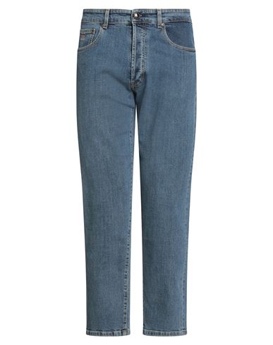Moorer Man Jeans Blue Size 35 Cotton, Elastane In Blue