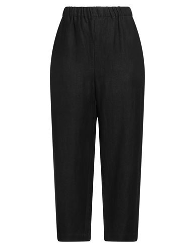 Casey∘casey Woman Pants Black Size L Linen, Virgin Wool