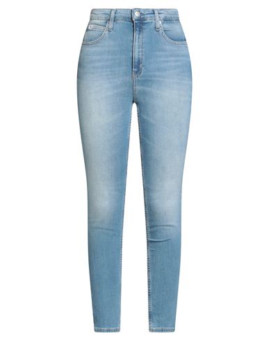 Calvin Klein Jeans Est.1978 Calvin Klein Jeans Woman Jeans Blue Size 32w-30l Cotton, Polyester, Elastane In Blue