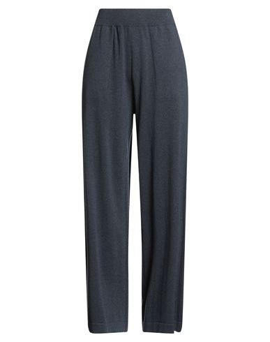 Brunello Cucinelli Woman Pants Midnight Blue Size L Cashmere In Black