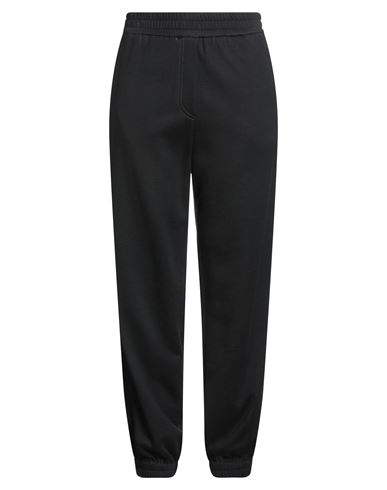 Brunello Cucinelli Woman Pants Black Size L Cotton, Silk, Polyamide, Brass, Acetate In Black